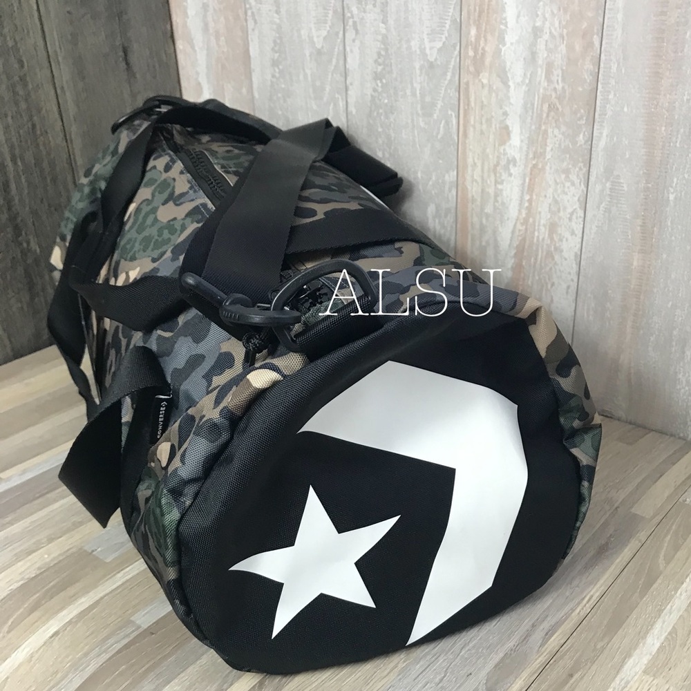 Converse Sport Duffle Large Bag Khaki AUTHENTIC - Picture 4 of 8